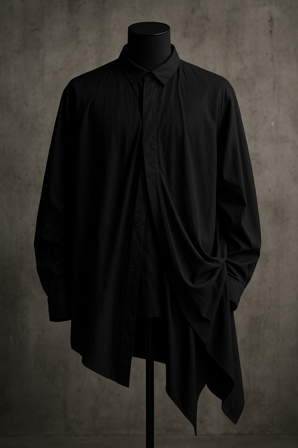 Yohji Yamamoto Draped Shirt